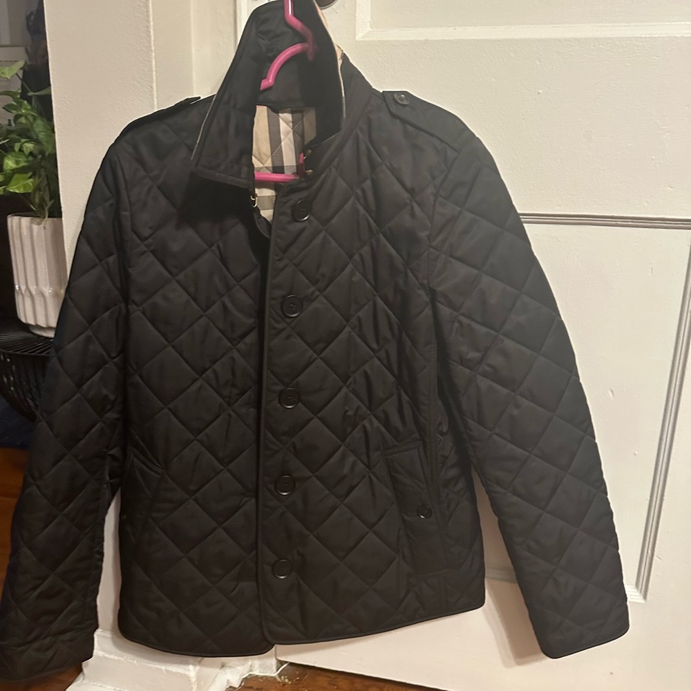 Very Gently Used Burberry Diamond Quilted Jacket